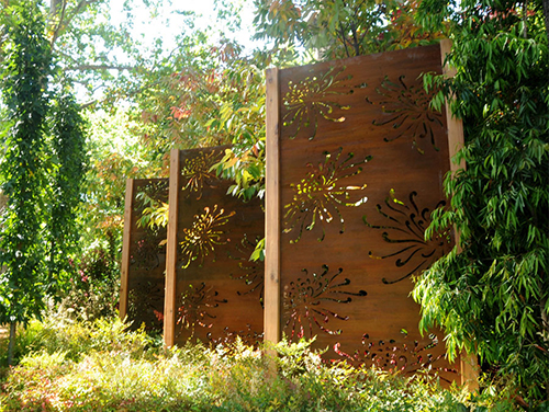 corten steel panels