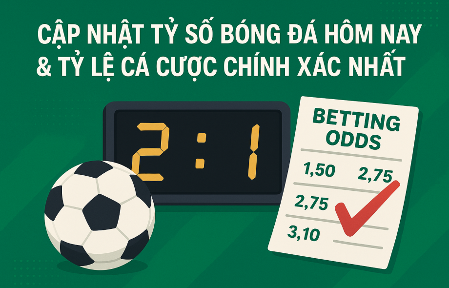 tỷ số bóng đá hôm nay