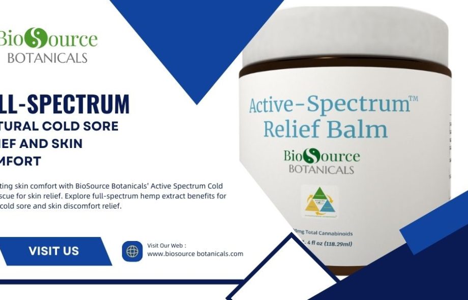 Natural cold sore relief and skin comfort