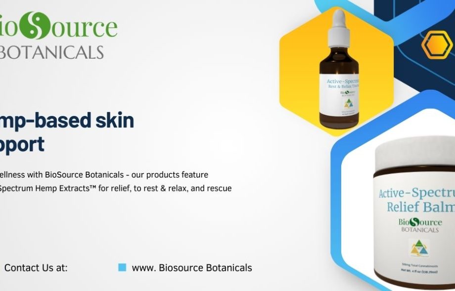 Hemp-based skin support