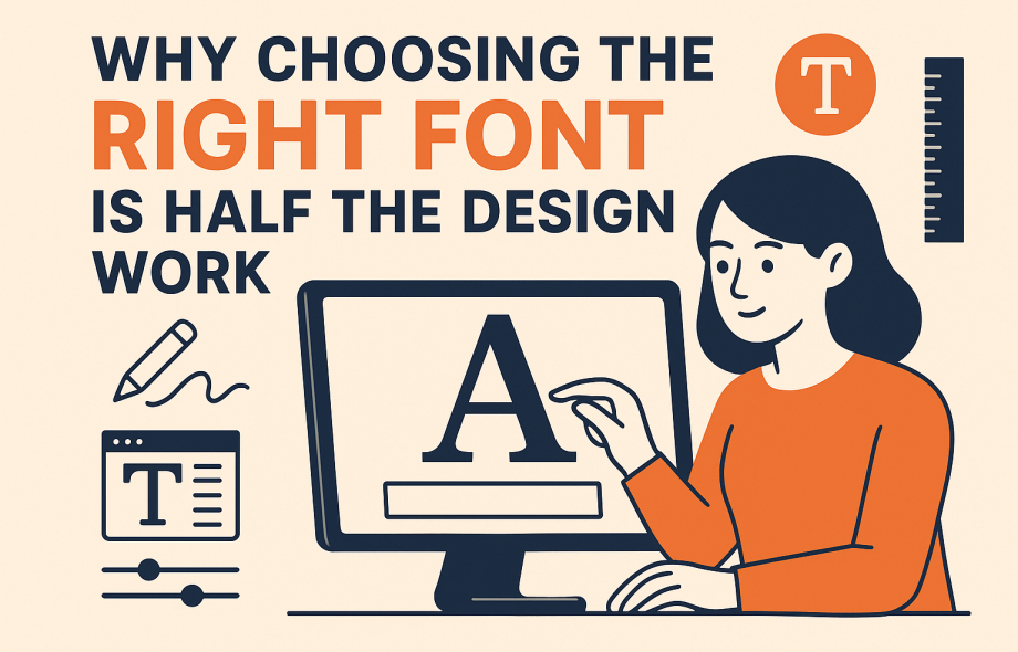 Why Choosing the Right Font is Half the Design Work