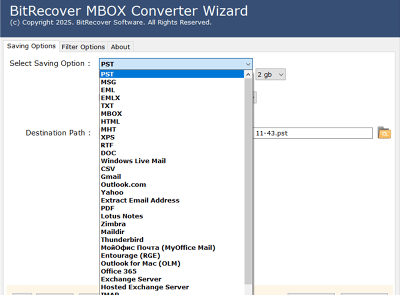 mbox email converter