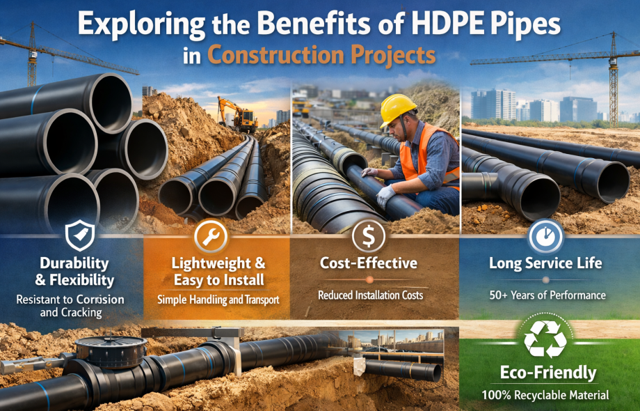 Benefits of HDPE Pipes